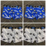 5A Print Logo Men Boxer, Pack Of Four