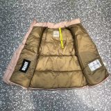 Embroidered Logo Down Jacket Pink