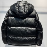 Solid Color Simple Hooded Down Jacket