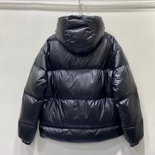 Men's and Women's Couple's Hooded Down Jacket Black P03#