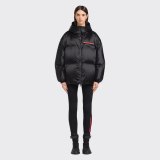 Men's and Women's Couple's Hooded Down Jacket Black P03#