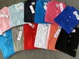 5A Classic Fit Long Sleeve Polo Shirt Yellow