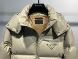 Solid Color Simple Hooded Down Jacket