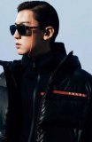 Men's and Women's Couple's Hooded Down Jacket Black P03#