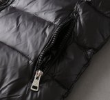 Men's Detachable Hooded Vest Black