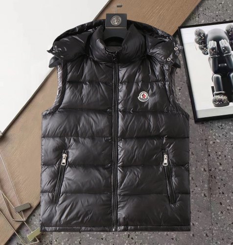 Men's Detachable Hooded Vest Black