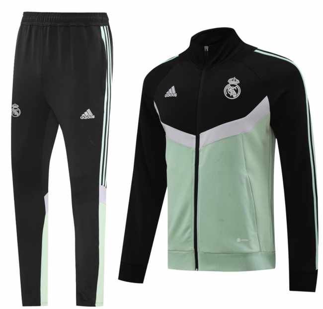 Real Madrid CF 2024-2025 Mens Soccer Jersey Quick Dry Casual long Sleeve trousers suit