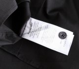 Men's Embroidered Logo Long Sleeve Shirt Black