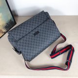 Original 5A Diaper Bag Crossbody GG Supreme Black 44x28x14cm