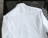 Simple Versatile Men's Casual Long Sleeve Shirt White