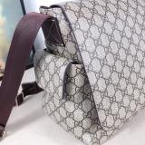 Original 5A Diaper Bag Crossbody GG Supreme Brown 44x28x14cm
