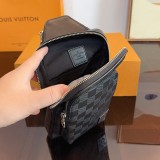 Men's LV Avenue NM Fanny Pack Black 15x4x24cm 241108