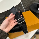 Men's LV Avenue NM Fanny Pack Black 15x25cm 241111