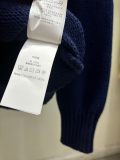 100% Cotton Oversized Soft Crewneck Warm Pullover Sweater Polo Embroidery Bear Loose Fit Jumper