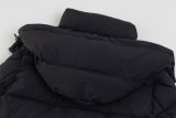Vezere Original 1:1 Goose Down Long Men's Hooded Down Jacket Coat Black 24508