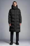 Vezere Original 1:1 Goose Down Long Men's Hooded Down Jacket Coat Black 24508