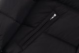 Vezere Original 1:1 Goose Down Long Men's Hooded Down Jacket Coat Black 24508