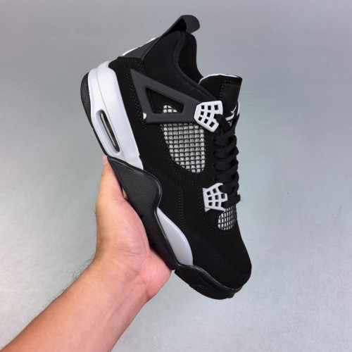 5A Jordan 4 Retro Sneakers Basketball Shoes Black