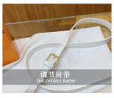 5A Women's Simple Large Logo Shoulder Bag White