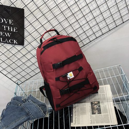 5A Kickflip Casual Large Capacity Backpack Red