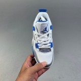 5A Kids Jordan 4 Retro Military Blue Children's Shoes FV5029-141