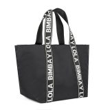 5A Nylon Shopper Bag Tote Black