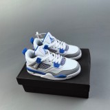 5A Kids Jordan 4 Retro Military Blue Children's Shoes FV5029-141