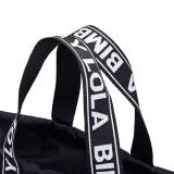 5A Nylon Shopper Bag Tote Black