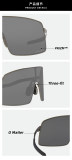 Original Gradient Color Sport Cycling Eyewear Sunglasses 6013