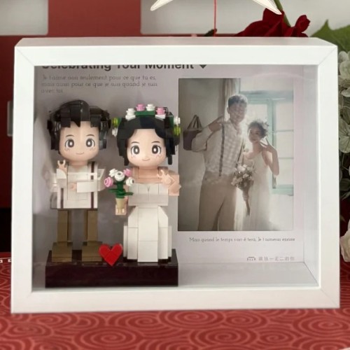 Customized Building Block Doll - Love Token Wedding Gift (Double)