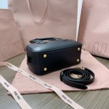 5A Arcadie Leather Bag Handbag Black