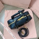 5A Arcadie Leather Bag Handbag Black