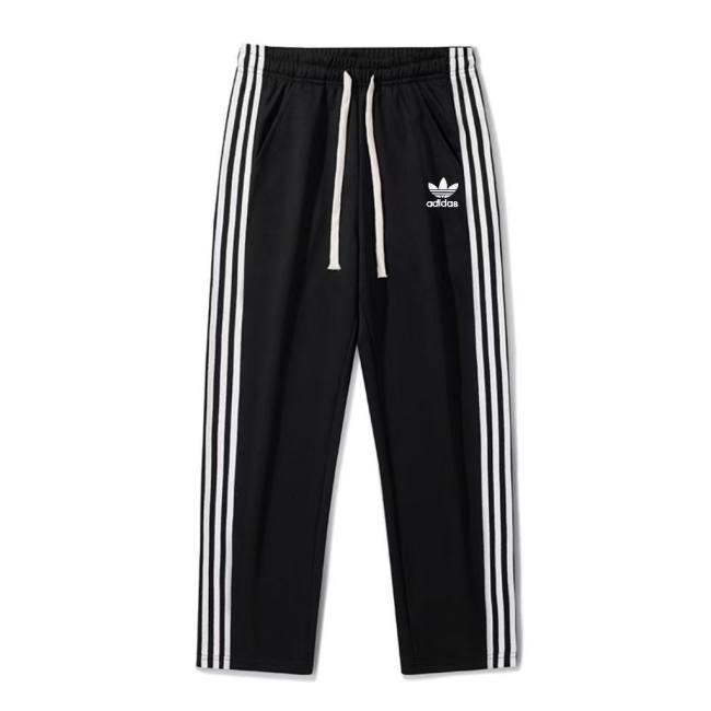 Embroidered Logo Thin Pants Black SY999-31