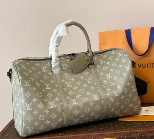 Keepall Monogram Travel Bag Green 45*27cm 241125