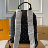 Monogram Backpack Black 28×40cm