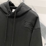 2024 New Simple Hoodie Pants Suit Black