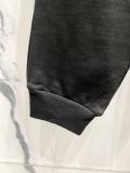 2024 New Simple Hoodie Pants Suit Black