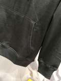 2024 New Simple Hoodie Pants Suit Black