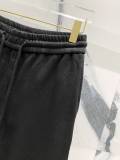 2024 New Simple Hoodie Pants Suit Black