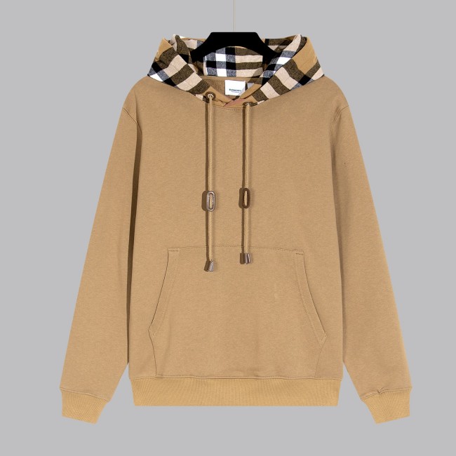 2024 New Autumn Winter Simple Hoodie Khaki