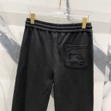 2024 New Simple Hoodie Pants Suit Black