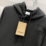 2024 New Simple Hoodie Pants Suit Black