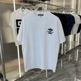 Summer Printed Logo Round Neck Short Sleeve T-Shirt