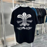 Summer Printed Logo Round Neck Short Sleeve T-Shirt