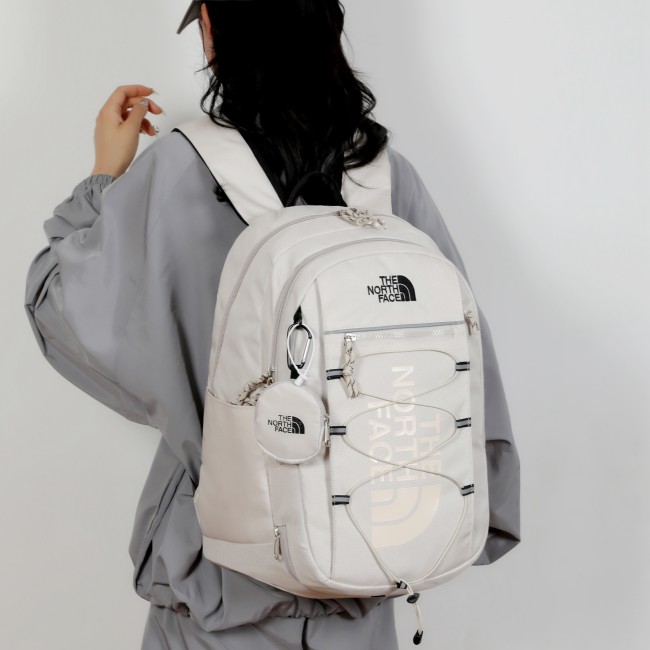 Large Capacity Casual Travel Backpack Beige 32x47x22cm 3045