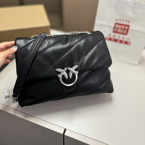 Puff Women's Shoulder Bag Black 32x11x22cm