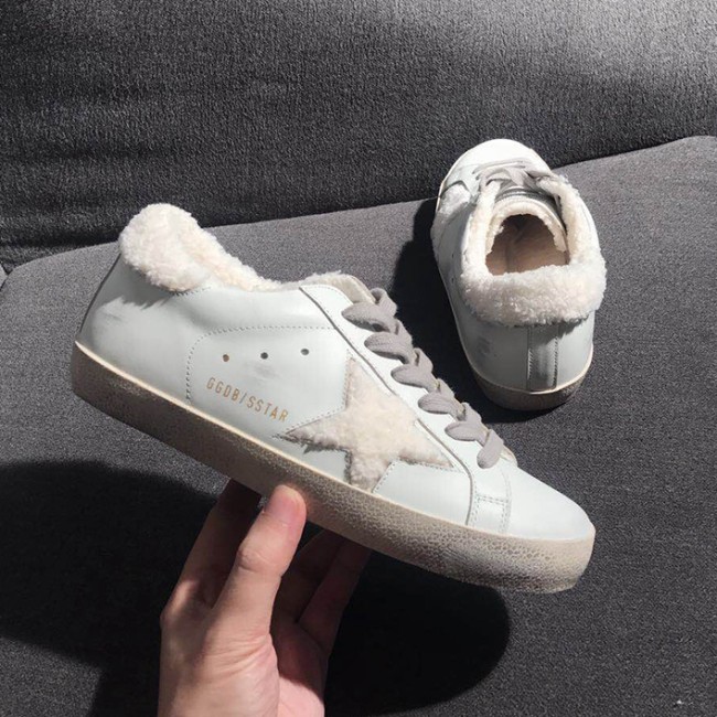 Winter Superstar Low Top Casual Fleece Shoes Sneakers