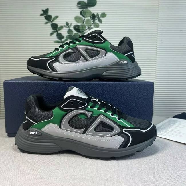 B30 Low Top Sneakers Black Green