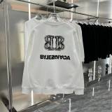 Printed Logo Long Sleeve Crew Neck Sweatshirt White