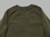 Original Atelier Embroidered Logo Wool Sweater Green